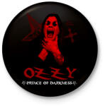 printfashion OZZY - Kitűző, hűtőmágnes - Fekete (3103464)