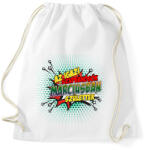 printfashion A szuperhősök márciusban születtek - Sportzsák, Tornazsák - Fehér (2138451)