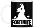 printfashion Fortnite Llama Logó - Fehér - Bögre - Fekete (1546321)