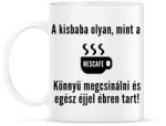 printfashion a kisbaba olyan mint a nescafe - Bögre - Fehér (1525734)
