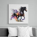 printfashion Lovas - Vászonkép - Fehér (16585268)