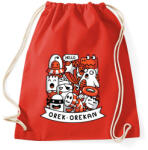 printfashion Tökfej csapat - Sportzsák, Tornazsák - Piros (44904)