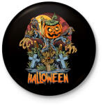 printfashion Halloween - Kitűző, hűtőmágnes - Fekete (13806980)