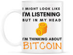printfashion Bitcoin My Head - Bögre - Fehér (4967108)