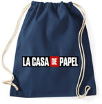 printfashion La casa de papel logo - Sportzsák, Tornazsák - Sötétkék (4297968)