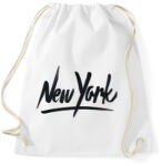printfashion New York - Sportzsák, Tornazsák - Fehér (229617)