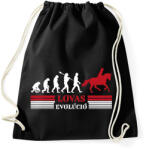 printfashion Lovas evolúció - Sportzsák, Tornazsák - Fekete (12702498)