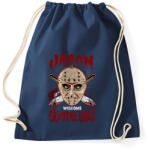 printfashion Üdvözöllek a kristály tónál - Sportzsák, Tornazsák - Sötétkék (205102)