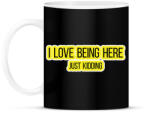 printfashion I love being here - Bögre - Fekete (7036909)