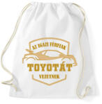 printfashion Toyotás sofőr - Sportzsák, Tornazsák - Fehér (5176593)
