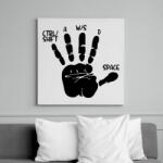 printfashion Gamer kéz - Vászonkép - Fehér (6625580)