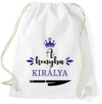 printfashion A konyha királya - Sportzsák, Tornazsák - Fehér (16349828)