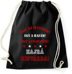 printfashion Kisvárda - Sportzsák, Tornazsák - Fekete (2817931)