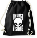 printfashion Látogatóban - Sportzsák, Tornazsák - Fekete (1513214)