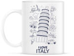 printfashion I LOVE ITALY 1 - Bögre - Fehér (10547984)