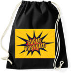 printfashion Super könyvelő - Sportzsák, Tornazsák - Fekete (6542538)