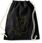 printfashion Bitcoin - Sportzsák, Tornazsák - Fekete (4362329)
