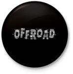 printfashion Offroad nyomok - Kitűző, hűtőmágnes - Fekete (13761918)