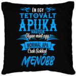 printfashion Tetovált apuka - Párnahuzat, Díszpárnahuzat - Fekete (13148746)