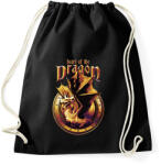 printfashion Sárkányszív - Sportzsák, Tornazsák - Fekete (11017342)