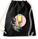 printfashion Szelfi - Sportzsák, Tornazsák - Fekete (65604)