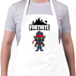 printfashion Fortnite Max Dire - Kötény - Fehér (4907682)