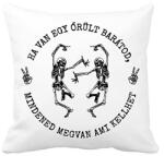 printfashion Őrült barát - Párnahuzat, Díszpárnahuzat - Fehér (13506396)