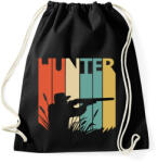 printfashion Hunter logó - Sportzsák, Tornazsák - Fekete (1619344)