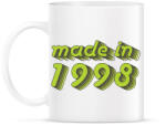 printfashion made-in-1998-green-grey - Bögre - Fehér (790388)