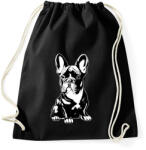 printfashion Francia bulldog - Sportzsák, Tornazsák - Fekete (13763324)