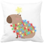 printfashion capy xmas - Párnahuzat, Díszpárnahuzat - Fehér (14887320)