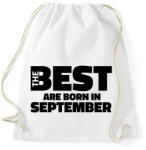 printfashion The Best are born in september - Sportzsák, Tornazsák - Fehér (5425713)