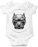 printfashion Pitbull fej - Baba Body - Fehér (1331567)