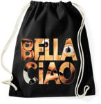 printfashion Bella Ciao-01 - Sportzsák, Tornazsák - Fekete (5229000)