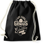 printfashion Genius - Sportzsák, Tornazsák - Fekete (382447)