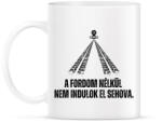 printfashion A Fordom nélkül nem indulok el sehova - Bögre - Fehér (14180436)