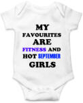 printfashion A kedvenceim a fitnessz és a jó szeptemberi születésű csajok - Baba Body - Fehér (1409937)