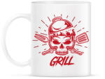 printfashion Grill koponya - Bögre - Fehér (13690797)