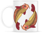 printfashion Színes Halak horoszkóp - Bögre - Fehér (1721562)