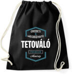 printfashion Tetováló prémium minőség - Sportzsák, Tornazsák - Fekete (1468660)