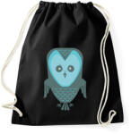 printfashion Nyári bagoly - Sportzsák, Tornazsák - Fekete (11383)
