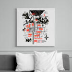 printfashion Welcome to twinpeaks - Vászonkép - Fehér (6621291)