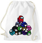 printfashion Among Us - Győztes - Sportzsák, Tornazsák - Fehér (3922758)