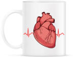 printfashion Heartbeat - Bögre - Fehér (1622264)