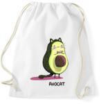 printfashion AvoCat - Sportzsák, Tornazsák - Fehér (1738505)