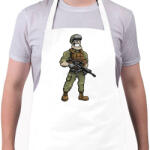 printfashion Soldier - Kötény - Fehér (4903139)