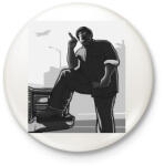 printfashion GTA - BIG SMOKE - Kitűző, hűtőmágnes - Fehér (3082112)