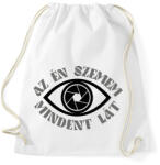 printfashion Az én szemem mindent lát - Fotós - Sportzsák, Tornazsák - Fehér (7258841)
