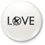 printfashion Az éhezők viadala - Kitűző, hűtőmágnes - Fehér (3075956)