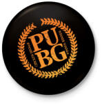 printfashion PUBG LOGO - Kitűző, hűtőmágnes - Fekete (3094856)